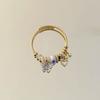 Butterfly Heart Pendant Bracelet With Rhinestones For Women And Gift Giving