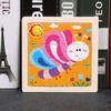 9Pcs Wooden Cartoon Animals Kids Jigsaw Puzzle Toy Learning Education Panel