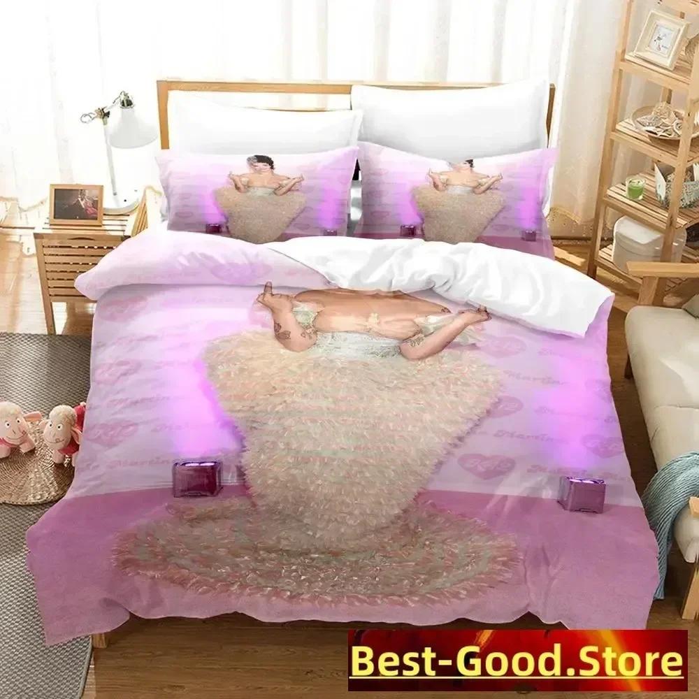 2023 Sexy Singer Melanie Martinez Bedding Set Duvet Cover Sheet Printed Pillowcase Bed Full Queen King Size Comforter Bedroom