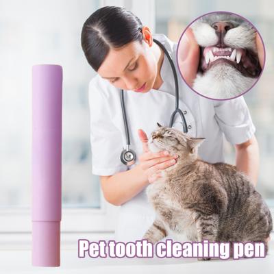 Zahnputzstift für die Mundreparatur von Haustieren, Gel, für Hunde und Katzen, Zahnreinigungsset, 5 ml, Zahnpflege-Gel für Haustiere, Reiniger zur Zahnsteinentfernung, Zahnfleischpflege, frischerer Atem