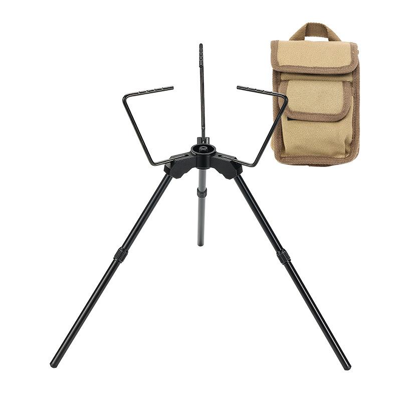 CAMPINGMOON Multi-functional Outdoor Portable Stove Head Tripod Support Camping Multi functional Stove Expansion Support