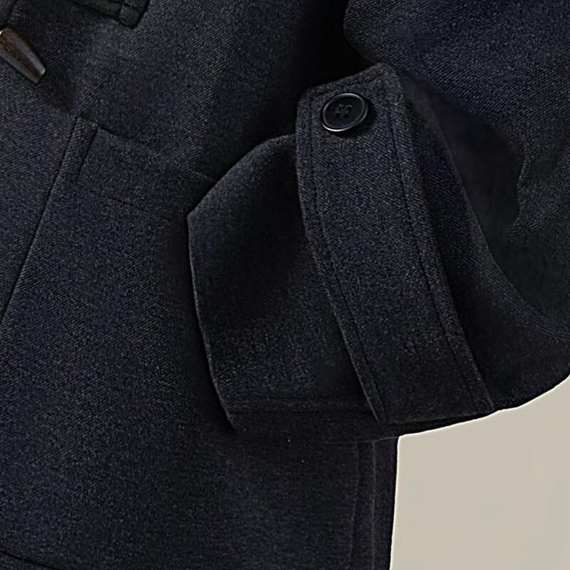 Women's Casual Hooded Wool Blend Coat