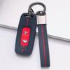 Soft Silicone Remote Key Case for Honda PCX125 PCX150 PCX160 ADV150 Vario Click125 with Keychain Honeycomb Texture Shockproof Key Shell Accessory