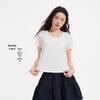 Hotwind Women's Basic U-Neck Short Sleeve T-Shirt