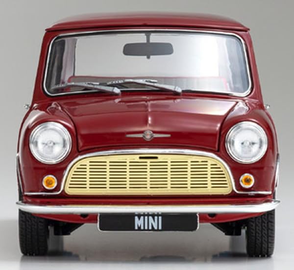 Kyosho Original 1/18 Scale Morris Mini Mk.1 1959 Cherry Red Finished Product