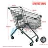 European Herringbone Shopping Cart for Supermarkets and Warehouses