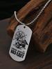Stainless Steel Key Chains and Necklaces, Car Compasses, Engraved Badges, Ideal Gift for Men, Couples, Boyfriend, Family & Friends