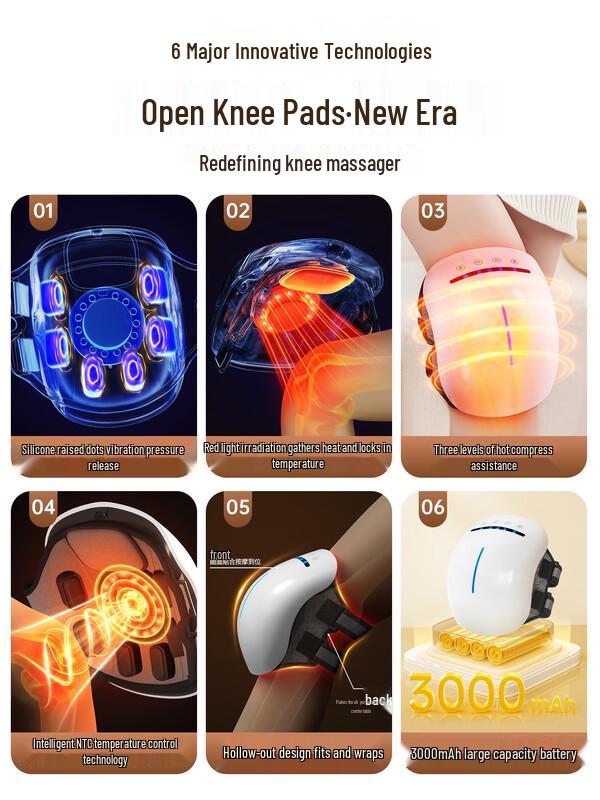 Aux Electric Heated Knee Massager