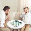 Resin Tournament Chess Board Games 36/42/51cm Chessboard Travel Chess Pieces Set  Desktop