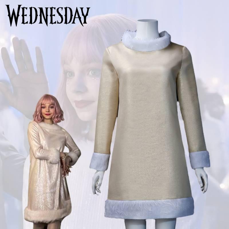 Ich-brauche Mittwoch Cosplay A-Linien-Kleid