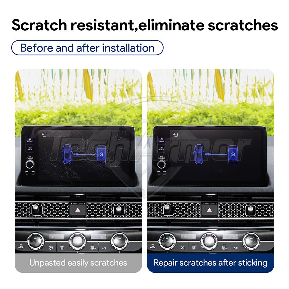 Car Interior TPU Protector Anti-scratch Film For Honda Civic 2022-2025 Auto Protective Transparent Anti-tear Sticker Accessories