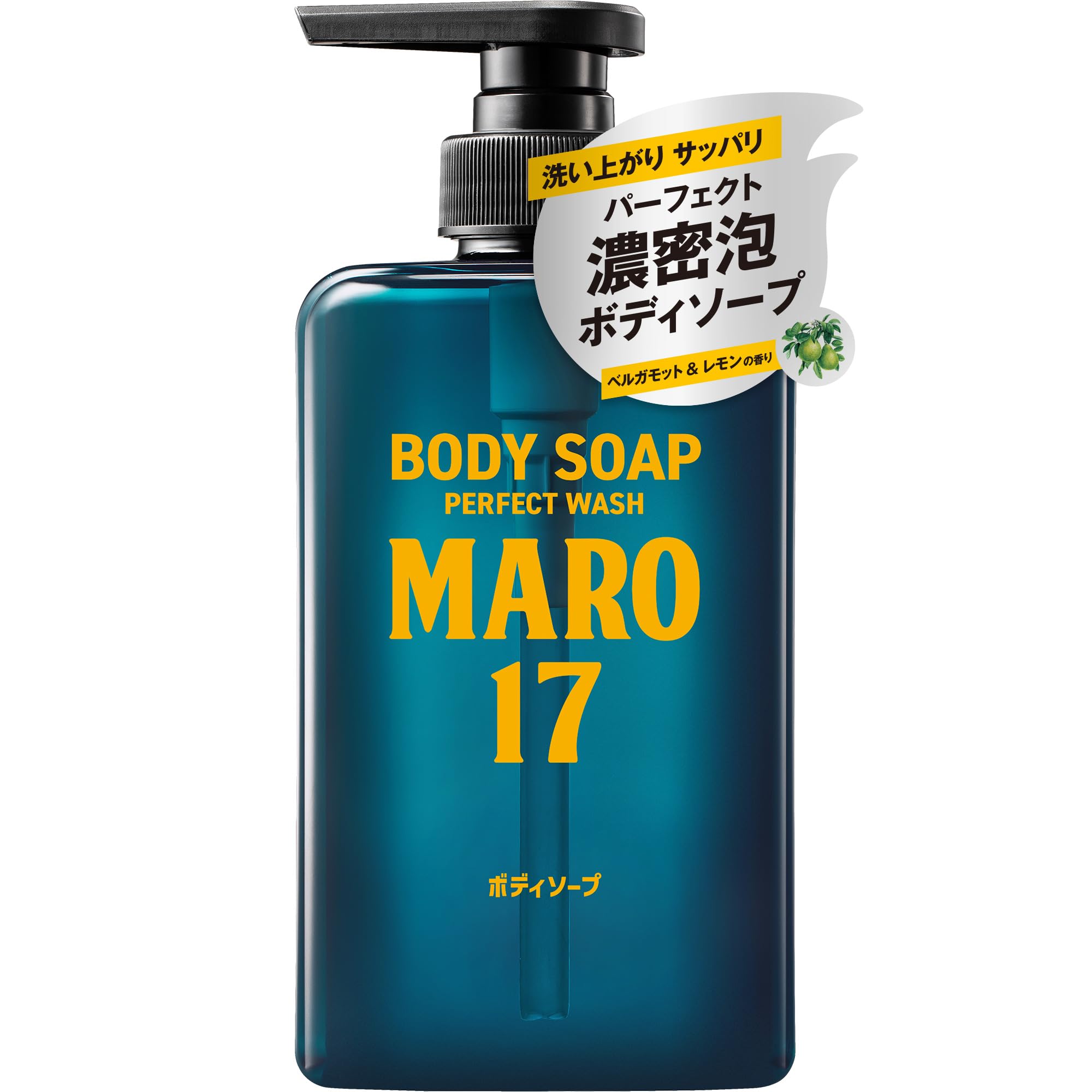 

MARO17 Perfect Body Soap for Rich Bergamot Lemon MARO Body Soap for Men Men, Foam, & Scent, 450ml,