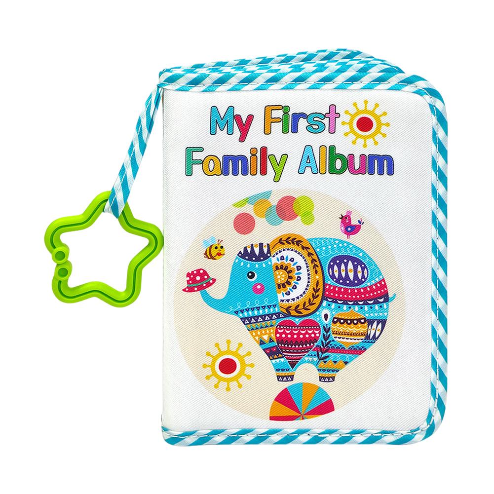 Baby Photo Album Soft Cloth Infant Photo Book Baby Memory Book Photo Collector for Family Newborns Shower Party Favors