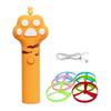Electric Cat Toy  with 6 Flying Discs Rechargeable Cat Chase Toy Flying Disc  for Indoor Outdoor Yard Cats Dog