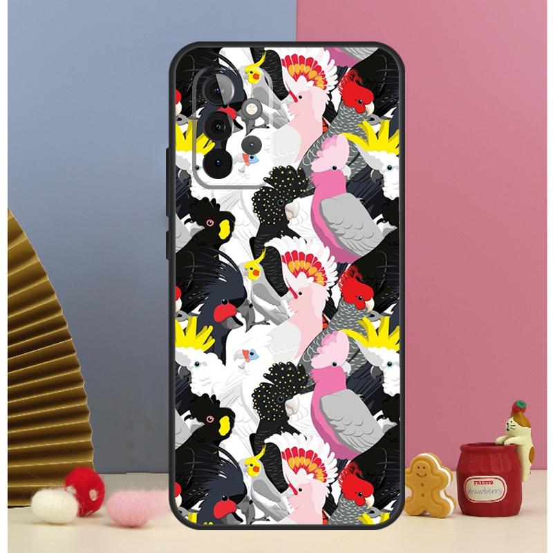 Animal Parrot Bird Case For Samsung Galaxy A56 A16 A26 A36 A13 A33 A53 A17 A54 A34 A14 A15 A35 A55 A52 A12 A32