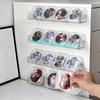 2/3pcs Acrylic Storage Racks Wall Display Stand Transparent Toy Doll Storage Organizer Home Wall Shelf Supplies Room Decor