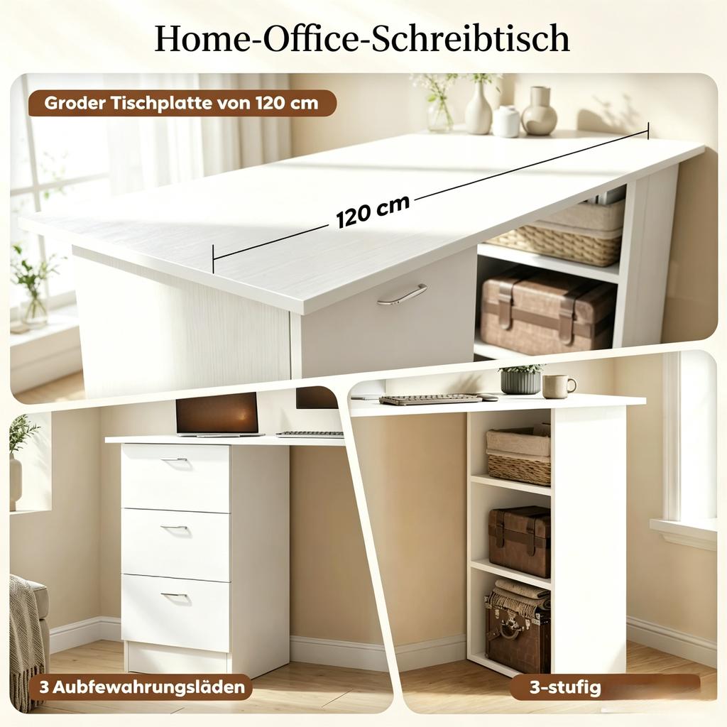 Functional office desk, computer desk, bedroom table, game table (only with game table)