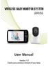 5-inch Wireless Night Vision Baby Monitor with Intercom