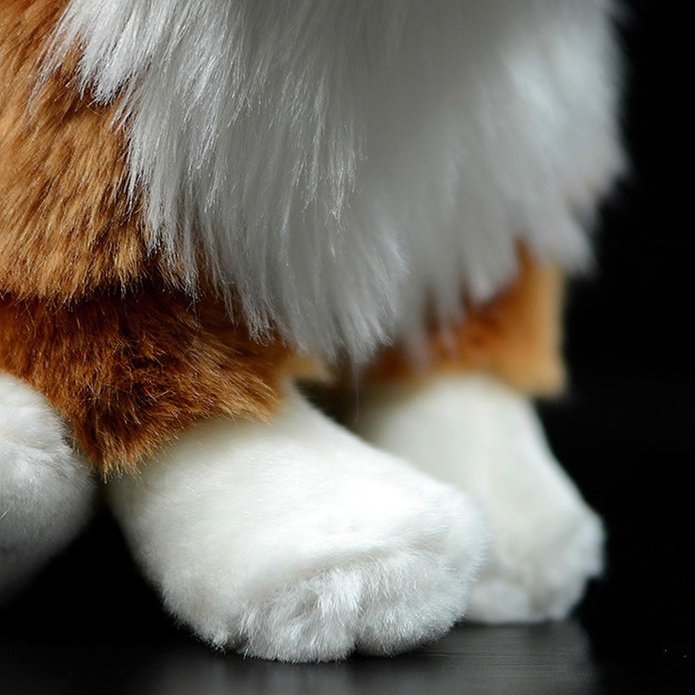 Kneeling Coogee Simulation Welsh Corgi Dolls Dog Doll Plush Toys Gifts