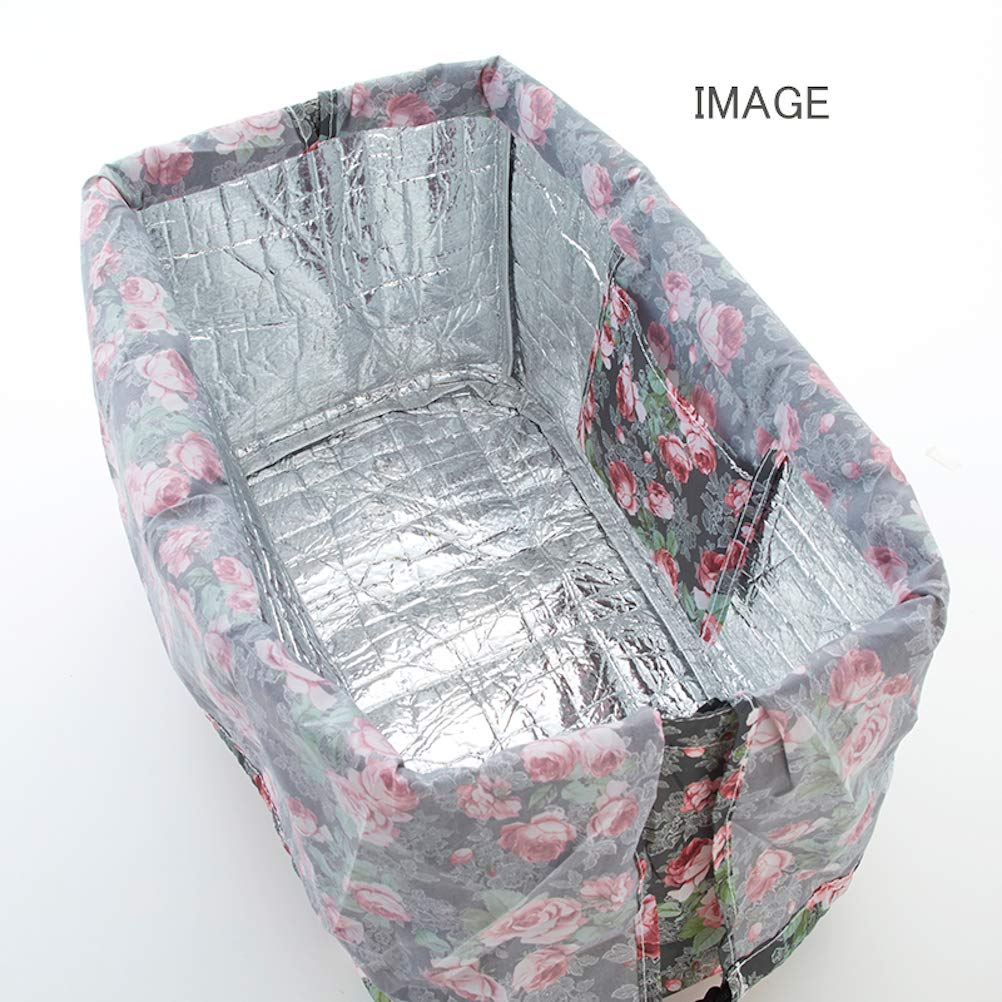 Royal Arden Insulated Shopping Basket Maestro W42 X H26 X 26cm Bag, Rose, 73720, D25cm, (Handle Height) Approx.