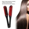 Hair Straightening Clamp Good Elasticity Hollow Design Double Sided Straight Hair Styling Comb for Home Barbershop
