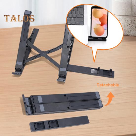 Laptop Stand Portable Notebook Holder Strong Load-bearing Height Adjustable Foldable Design Notebook Mount Computer Stand