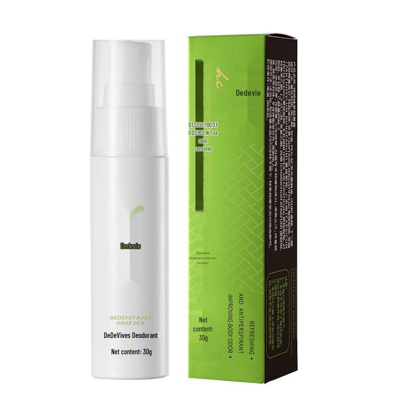 Dede Weifu 30ml Long-Lasting Underarm Deodorant and Odor Remover Spray 30g