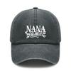 Nana Baseball Cap - Letter "NANA" Print Adjustable Breathable Casual Outdoor Sports Hat For Grandma Gift