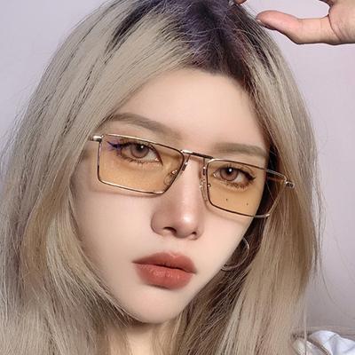 New Rectangle Sunglasses Women Luxury Brand Outdoor Driving Eyeglasse Uv400 Sunglass For Male Classic Vintage Metal Shades