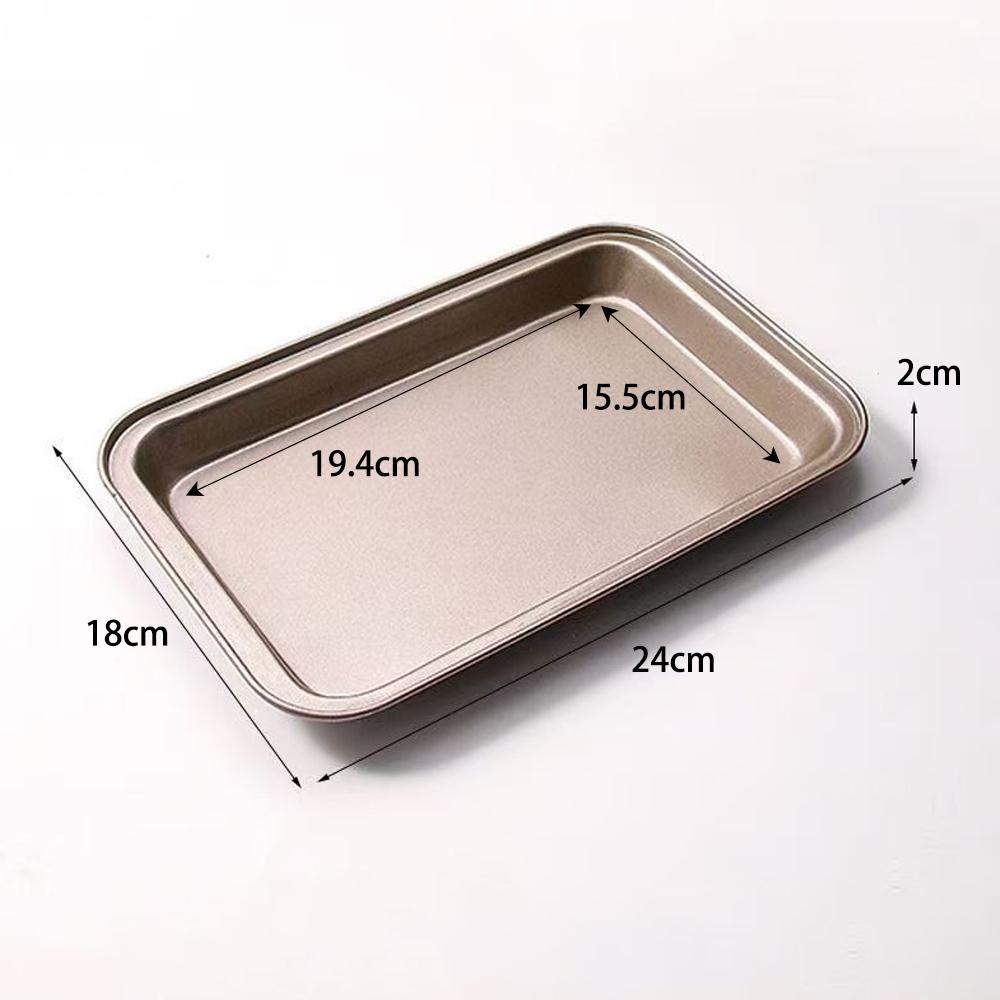 

Прямоугольная форма для выпечки с антипригарным покрытием 33 см/24 см, противень из углеродистой стали, противень для духовки для печенья, пирогов, пиццы, жаркого, маффинов, хлеба, кондитерских изделий