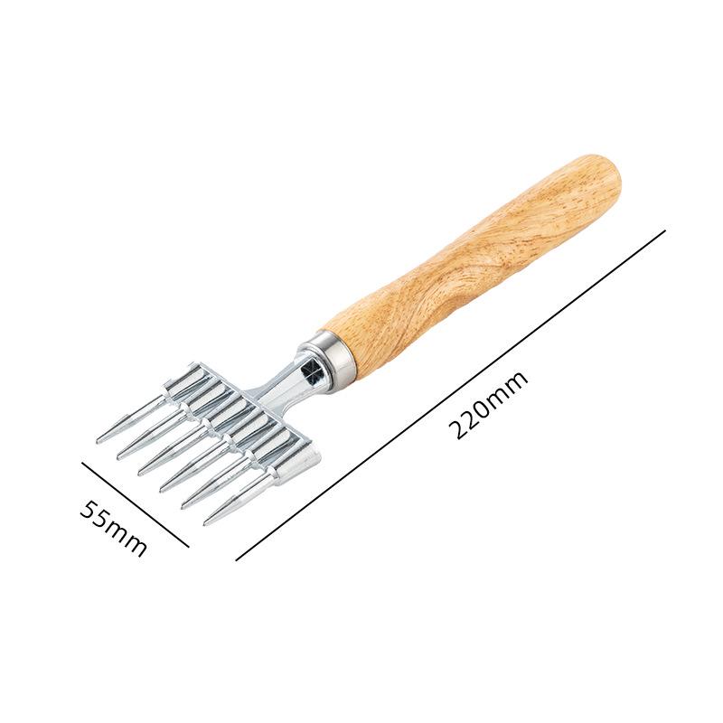 

Japanese Ice Ball Trident Whiskey Pick with Wooden Handle
