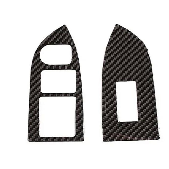 

Мягкое углеродное волокно в стиле автомобиля, стекло подъемника, рамка, наклейка для Subaru BRZ/Toyota 86 2012-автомобильные аксессуары для интерьера For Left Hand Drive