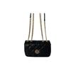 TORY BURCH Willa Leather Messenger Bag, Shoulder Bag Small Women's Black 148243-001