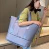 Large-capacity Double-layer Expandable Sports Handbag with Dry and Wet Separation, Suitable for Swimming, Yoga, Fitness, and Short-trip Travel