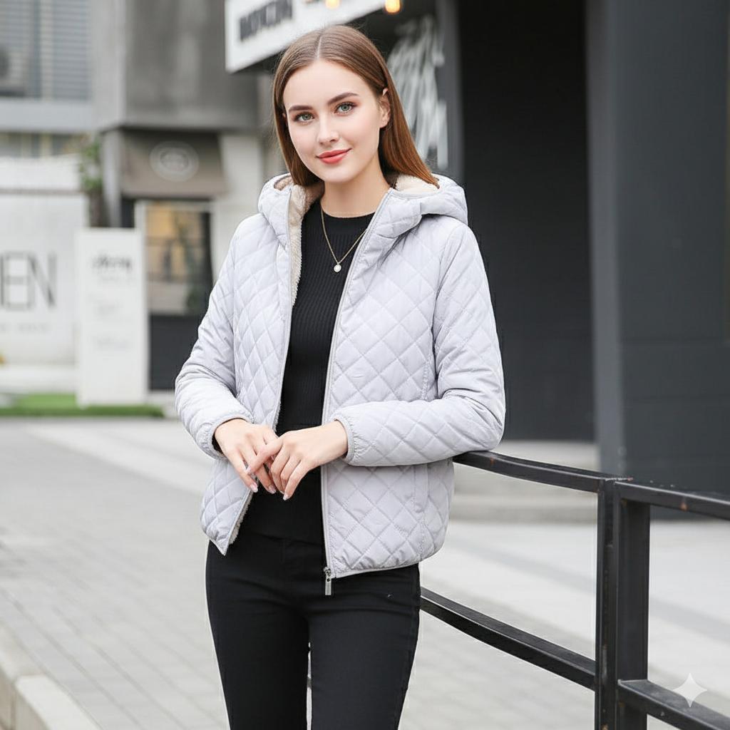 Women's short lightweight cotton-padded jacket casual plus velvet thickened cotton coat women's lamb wool coat