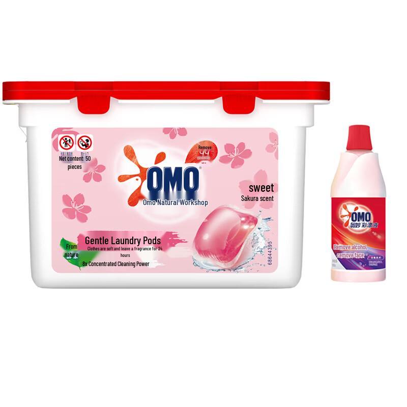 OMO Natural Workshop Cherry Blossom Laundry Pods
