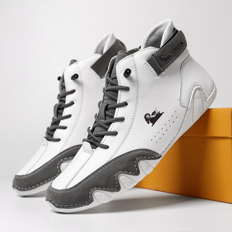 Spring and Summer High Top Octopus Men's Shoes Men's Casual Short Boots