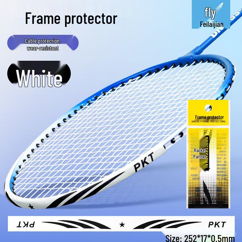 Αόρατος Προστατευτήρας Πλαισίου Ρακέτας Μπάντμιντον: Διαφανής Αυτοκόλλητη Ταινία Άκρης, Αντι-Φθοράς, Προστασία από Ξεφλούδισμα Βαφής, Σχεδιασμός Χωρίς Μαρκάρισμα.