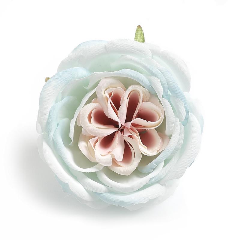 1/2/5Pcs Silk Retro Rose Heads Artificial Flower Decor Wedding Bridal Hairdress Home Party Decoration Fake Flower Wall Accessory