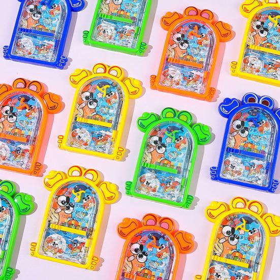 5Pcs Bead Maze Pinball Game Machine Toddlers Boys Girls Educational Cartoon Crab Handheld Rolling Ball Labyrinth Toy Party Favors