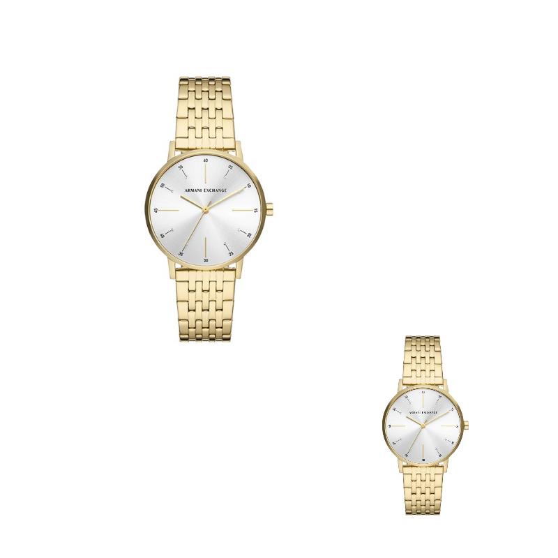 

ARMANI EXCHANGEAE Wrist Watch Quartz Movement Stainless Steel Strap 36mm Gold Dial Women s Watch AX5579 Champagne Watch Dial
