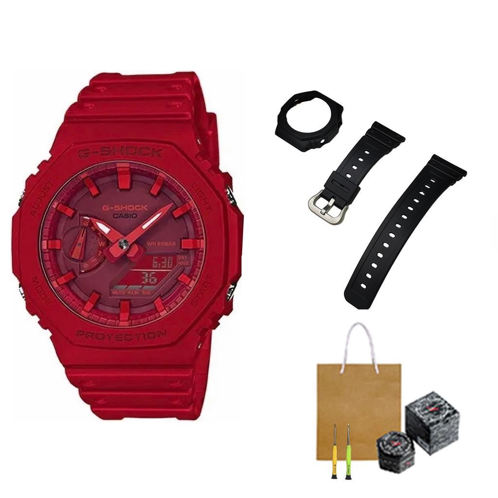 Casio Men Watch GA-2100-4APR-person