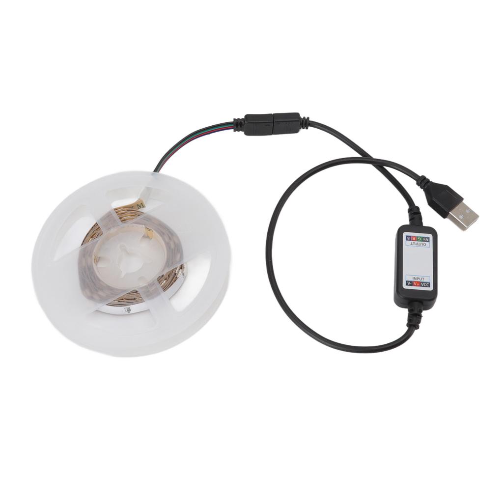 LED Tape Lights Strip Lightc Beads USB Bluetooth APP Control for Room Home Decorations 5V 5 M