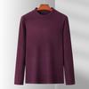 Long-sleeved T-shirt Men's Business Casual Solid Color Loose Sweatshirt Round Neck Inner Base Shirt Top