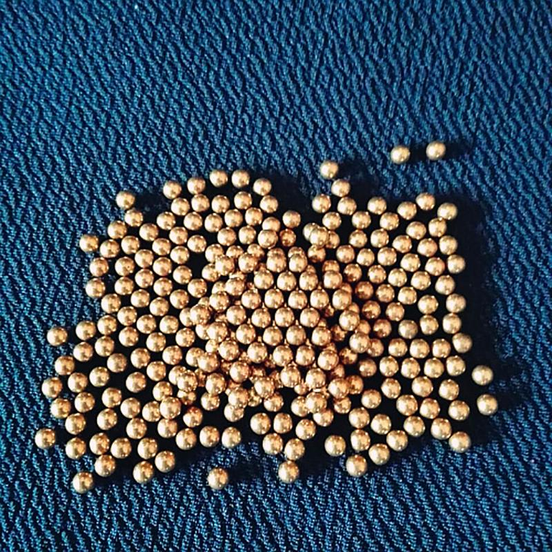 OD 1-8mm Precision Brass Solid Beads Industrial Bearing Ball Copper Sphere