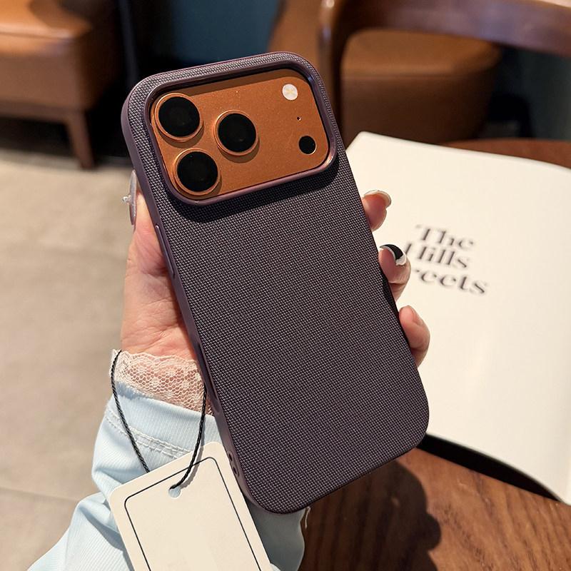 Official Tech Woven Fabric Case For iPhone 17 16 15 14 13 Pro Max For MagSafe Charging Magnetic Soft Solid Shockproof Cover