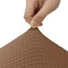 Solid Pattern Waterproof Seat Covers Elastic Flexible Armless Modern Decor Soft for