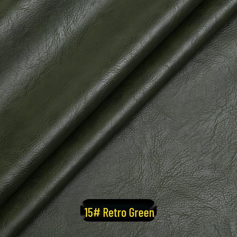 Crazy Horse Faux Leather Fabric: Waterproof PU Imitation for Sofa, Car, and Furniture Upholstery