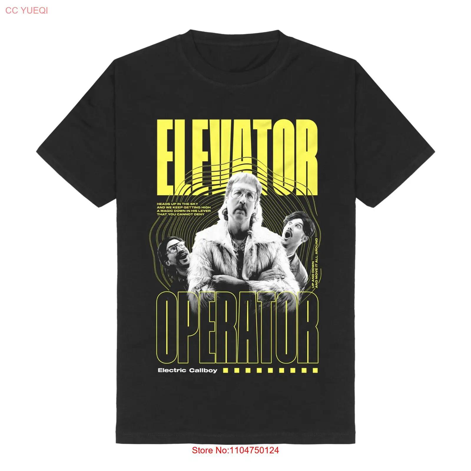 

ELECTRIC CALLBOY Elevator Operator T Shirt Eskimo vintage Washed Unisex Comfortable homme Soft designer clothes graphic S разноцветный