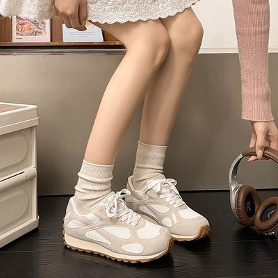 2025 Frühling neue Forrest Gump Damenschuhe vielseitig bequem flachsohlig zum Schnüren deutsche Trainingsschuhe Modetrend Freizeitsportschuhe